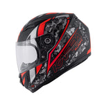 KAPPA KJ04 JÚNIOR INTEGRAL MOTOCICLISTA CAPACETE NEGRO MT ROJO