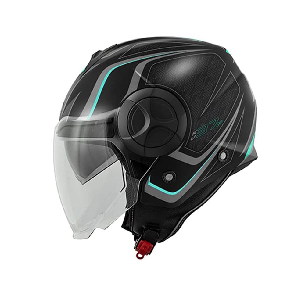 Kappa KV37R EVO Gráficos transparentes Moto Jet Capacete Matt Preto – 1 – Maximomoto PT