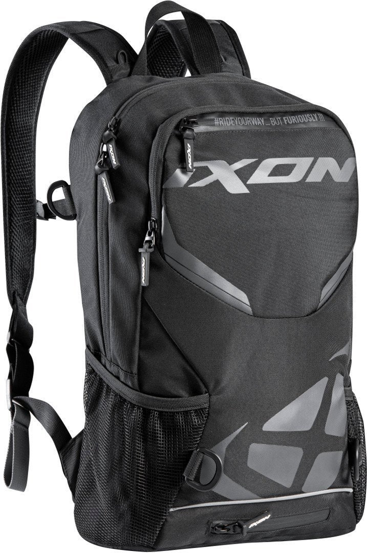 IXON R-Tension 23 Black Motorcycle Textile Backpack 23 L Capacity – 1 – Maximomoto PT