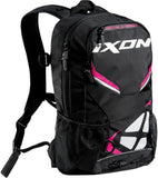 IXON R-Tension 23 Mochila Textil Moto Negro Blanco Fucsia 23 L