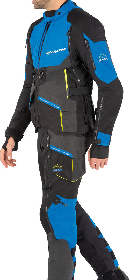 IXON RAGNAR PT PANTALONES TEXTILES MOTO HOMBRE NEGRO ANTRACITA AZUL – 4 – Maximomoto PT