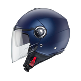 CABERG IVIERA V4X Casco De Moto Jet Urbano Azul Mate Yama