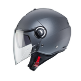CABERG IVIERA V4X Casco De Moto Jet Gun Metal Mate