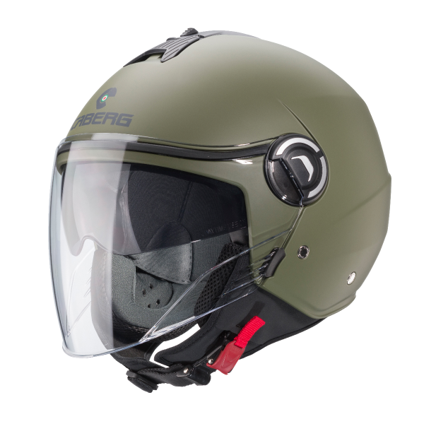 CABERG IVIERA V4X Casco Jet Para Moto Verde Militar Mate – 1 – Maximomoto PT