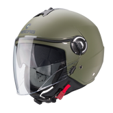 CABERG IVIERA V4X Casco Jet Para Moto Verde Militar Mate – Maximomoto PT