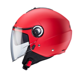CABERG IVIERA V4 X Casco De Moto Jet Urbano Rojo Mate