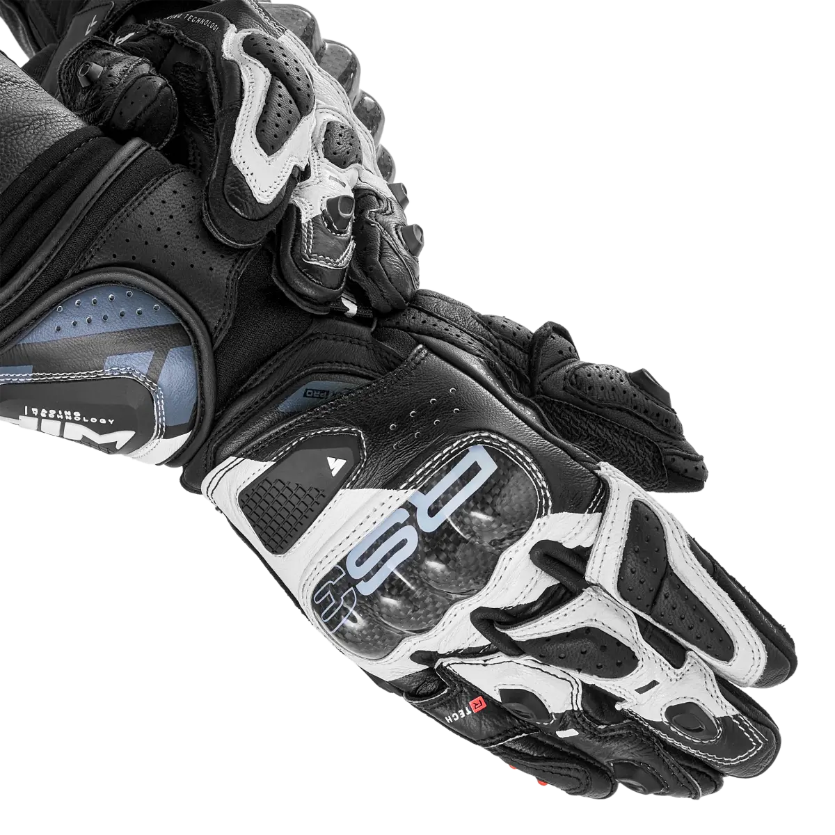 SHIMA RS-3 LADY GUANTES DEPORTIVOS NEGRO BLANCO – 4 – Maximomoto PT