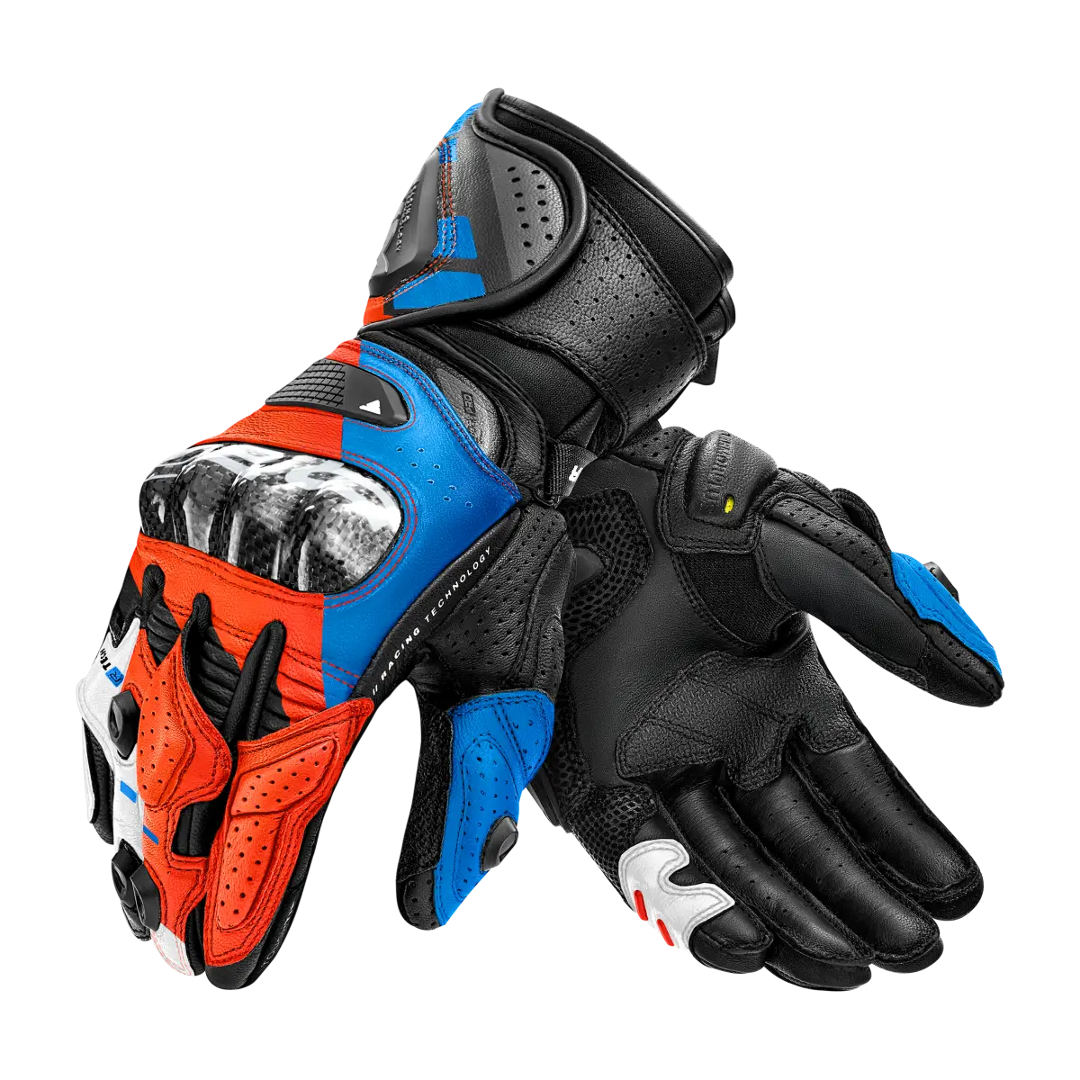 SHIMA RS-3 MEN'S MOTORCYCLE GUANTES NEGRO RED BLUE – 1 – Maximomoto PT