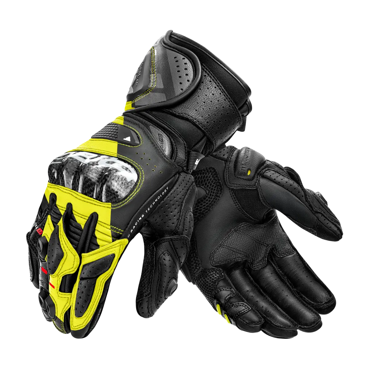 SHIMA RS-3 MEN'S MOTORCYCLE GUANTES BLACK FLUORINE – 1 – Maximomoto PT