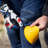 R-TECH VAQUERO VALENCIA CE Denim Jeans Moto Calcas Azul 34L