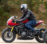 R-TECH VAQUERO VALENCIA CE Denim Jeans Moto Calcas Azul 34L