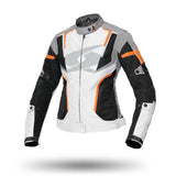 SPYKE AIRMASTER Moto Textil Senhora Casacos Cinza Laranja