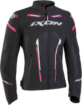 IXON STRIKER AIR LD Mujer Textil Moto Chaqueta Preto Blanco Fushia – Maximomoto PT