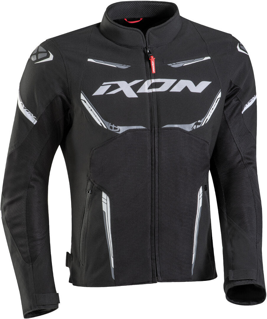 IXON STRIKER AIR Moto Textil Hombre Jacket Black White – 1 – Maximomoto PT