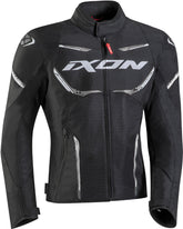IXON STRIKER AIR WP Moto Textil Hombre Chaqueta Negro Blanco – Maximomoto PT