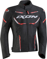 IXON STRIKER AIR WP Moto Textil Hombre Chaqueta Negro Rojo Blanco – Maximomoto PT