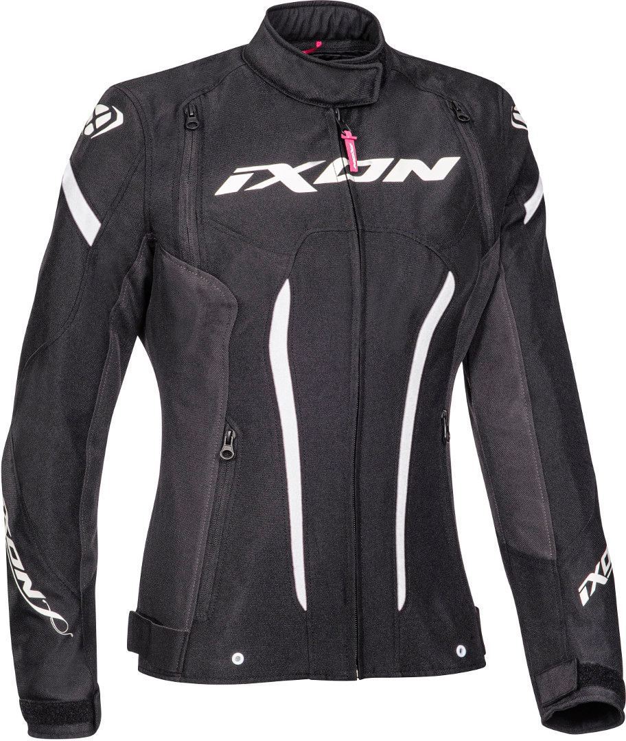IXON STRIKER ROADSTER Textil Mujer Motorcycle Jacket White Black – 1 – Maximomoto PT