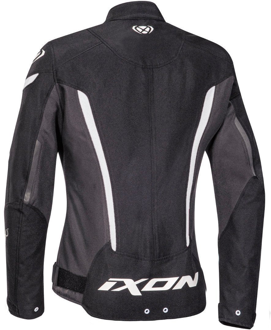 IXON STRIKER ROADSTER Textil Mujer Motorcycle Jacket White Black – 2 – Maximomoto PT