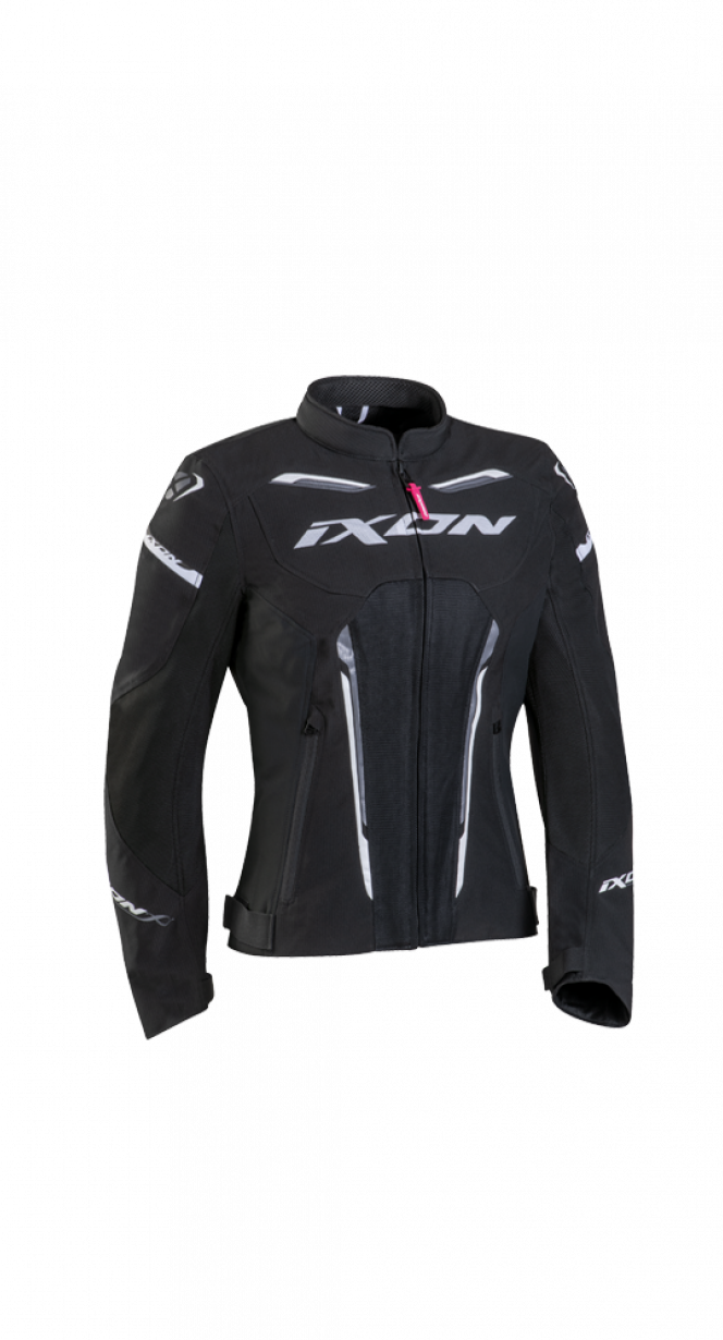IXON STRIKER AIR LD Mujer Textil Moto Chaqueta Preto Antracita Blanco – 3 – Maximomoto PT
