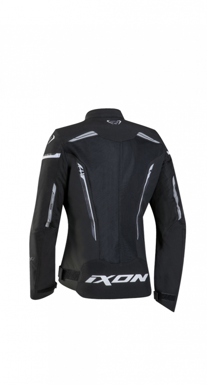 IXON STRIKER AIR LD Mujer Textil Moto Chaqueta Preto Antracita Blanco – 2 – Maximomoto PT