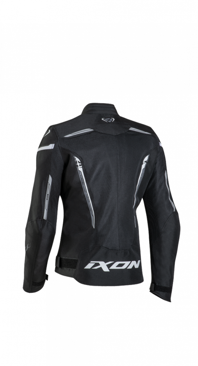 IXON STRIKER AIR WPL Mujer Textil Chaqueta Moto Preto Blanco – 2 – Maximomoto PT
