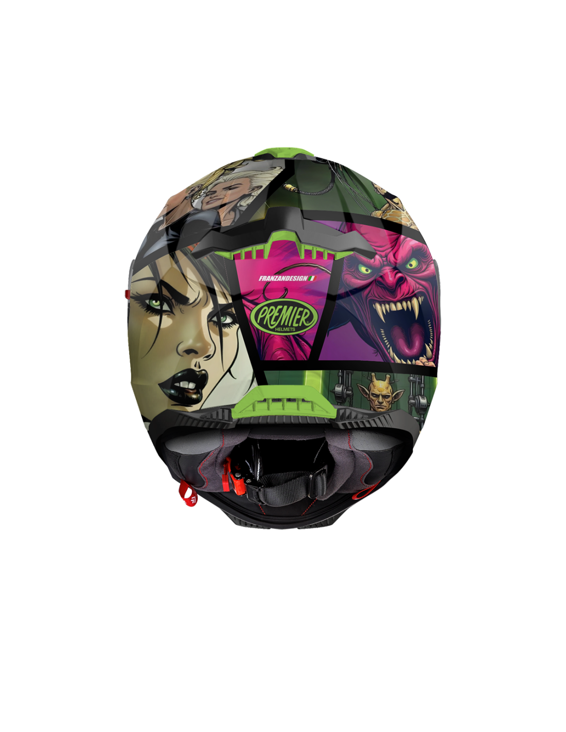 PREMIER 26 TYPHOON UD9BM CASCO INTEGRAL NEGRO MARRON – 4 – Maximomoto PT