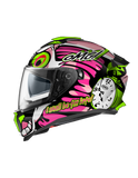 PREMIER 26 TYPHOON BU18BM CASCO INTEGRAL BLANCO FUCSIA