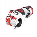 SPYKE TECH PRO Moto Homem Luvas Branco Preto Vermelho