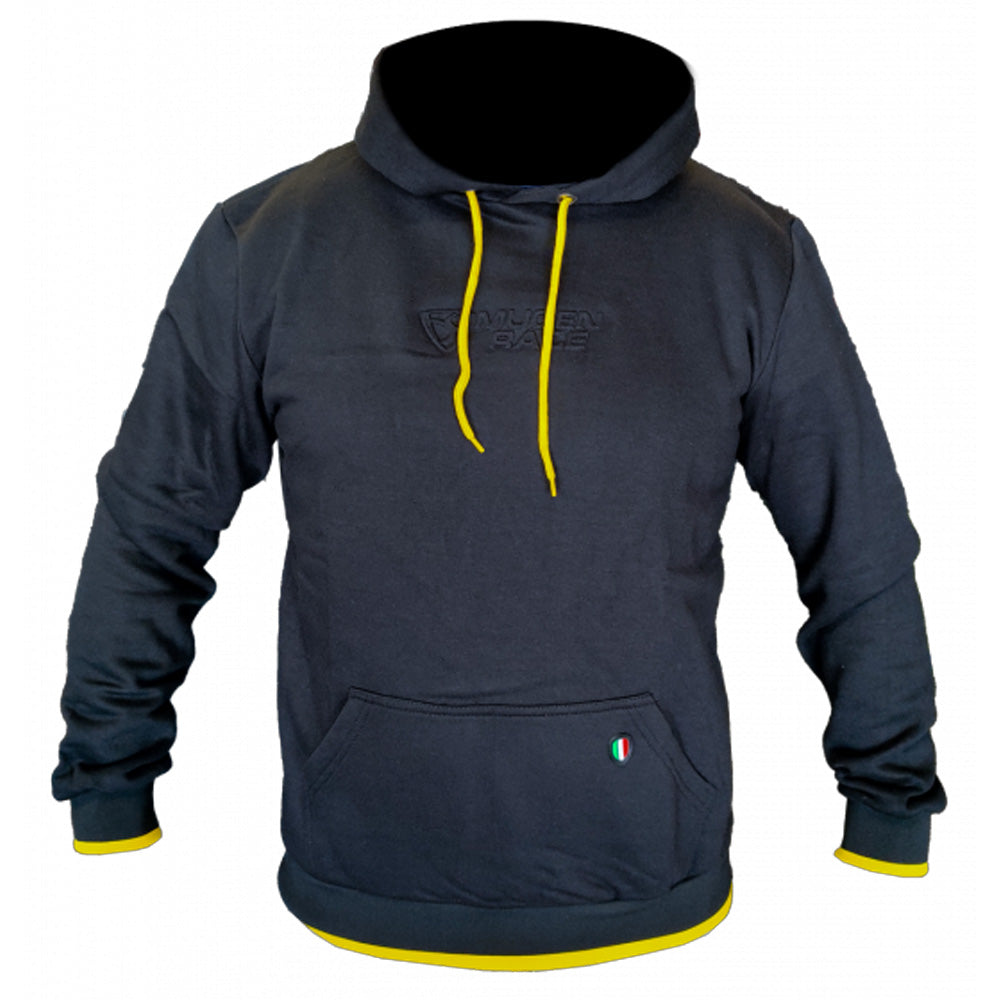 MUGENRACE H-MNR-7909 Moto Capuz Algodão Preto Amarelo