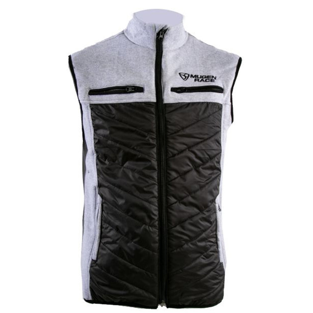 MUGENRACE W-MNR-2491 Armw-Two Moto Colete Preto Cinza Claro- maximomoto.pt – front