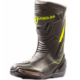 MUGENRACE BOT-MNR-2393 ESPORTE MOTOCICLETA PRETO FALUO AMARELO