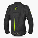 SHUA GRAVITY MESH Moto Senhora Textil Casacos Preto Fluorescente