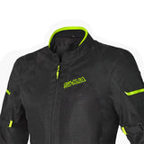 SHUA GRAVITY MESH Moto Senhora Textil Casacos Preto Fluorescente
