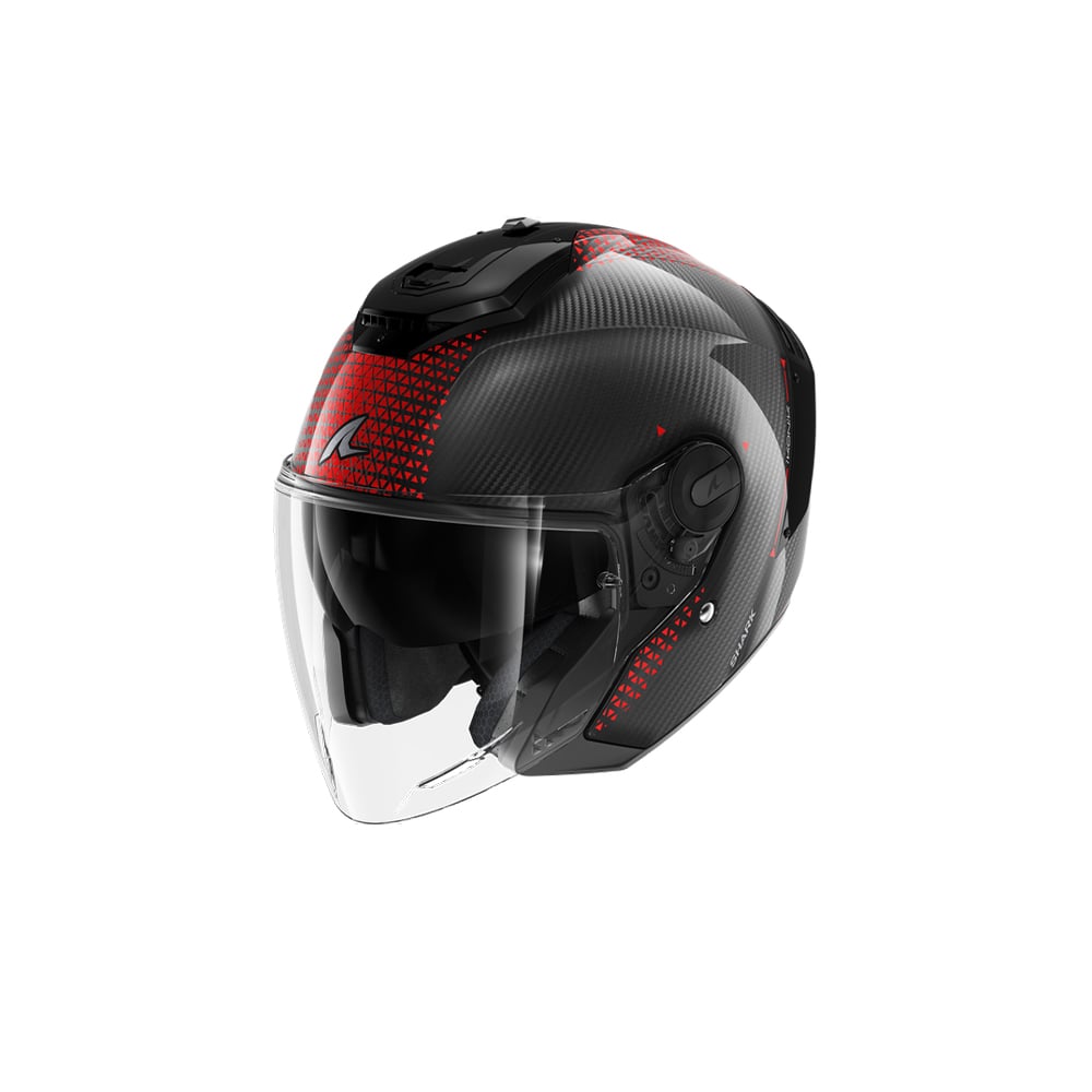 SHARK RS JET CARBON Motorcycle Helmet Chrome Red – 1 – Maximomoto PT