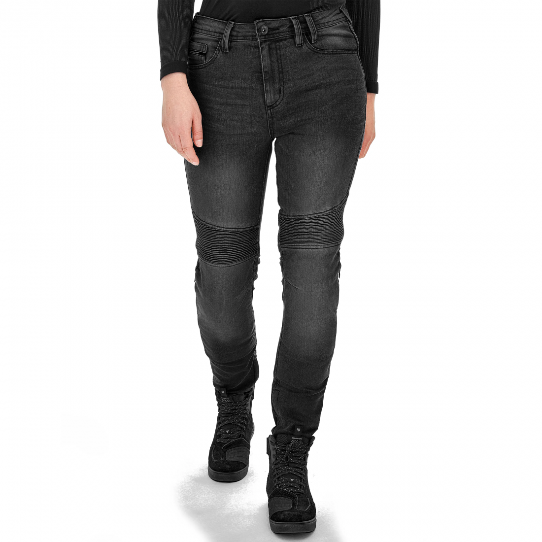 SHIMA ZENITH VAQUEROS DE MOTO MUJER NEGRO – 3 – Maximomoto PT