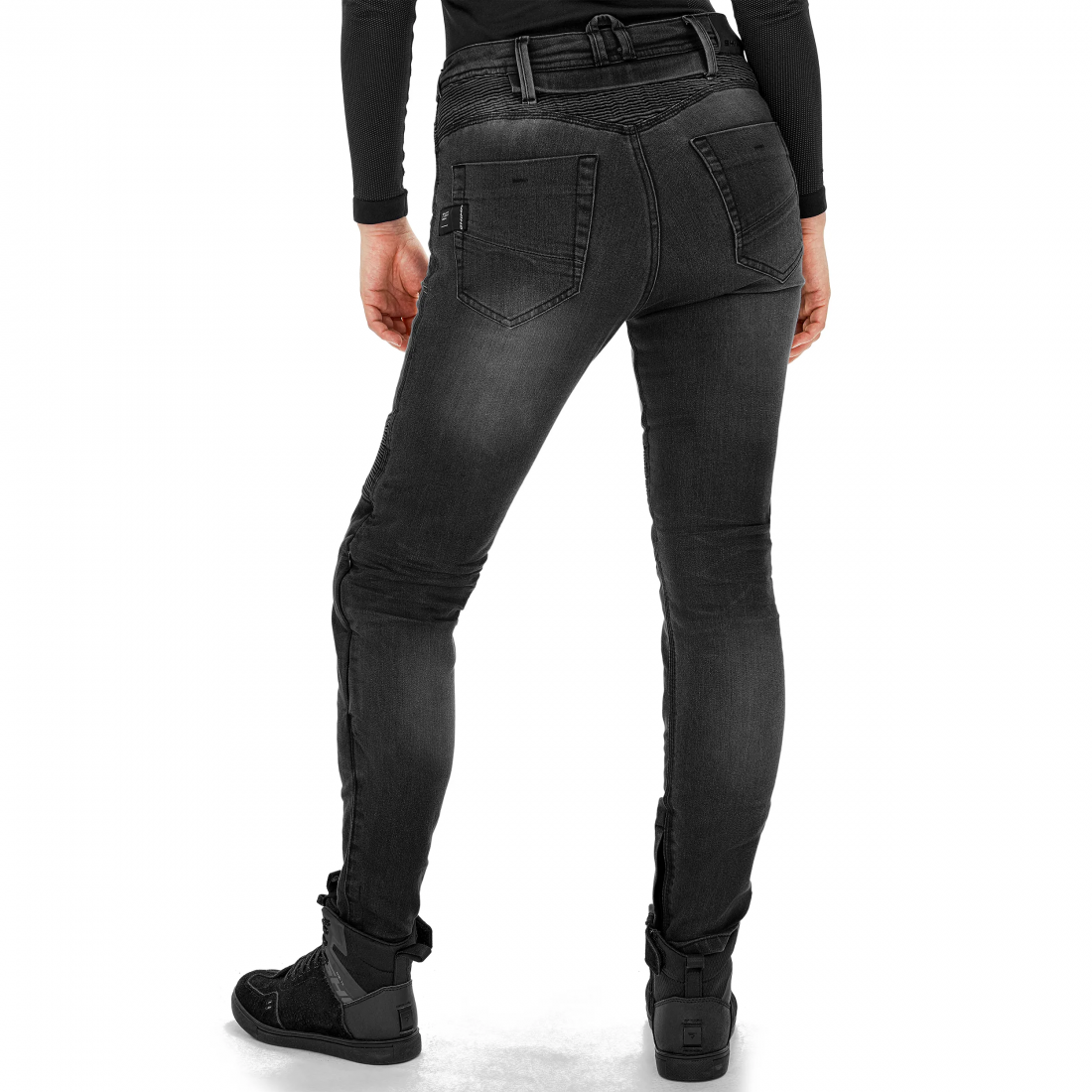 SHIMA ZENITH VAQUEROS DE MOTO MUJER NEGRO – 5 – Maximomoto PT