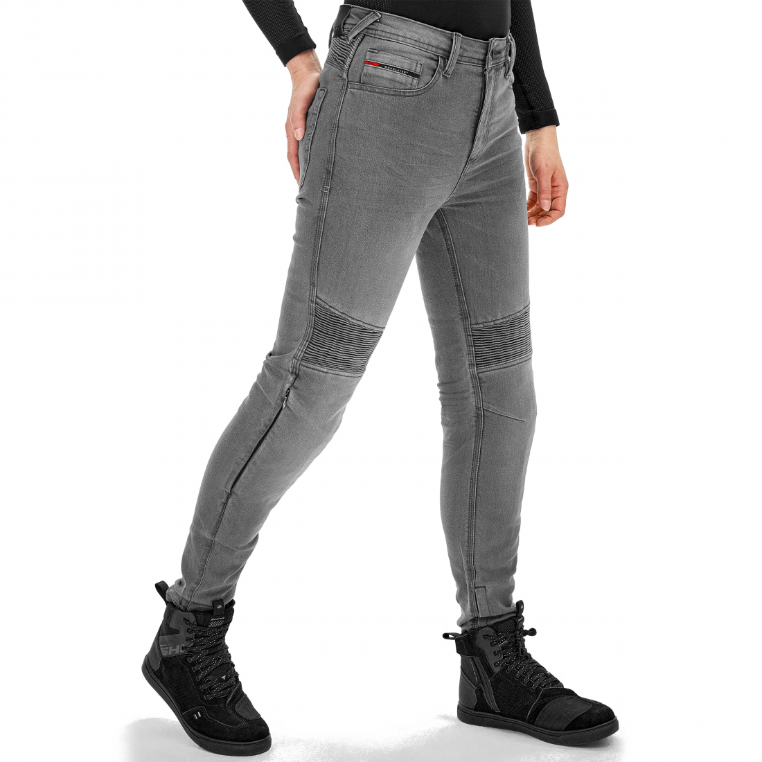 SHIMA ZENITH VAQUEROS DE MOTO MUJER GRIS – 4 – Maximomoto PT