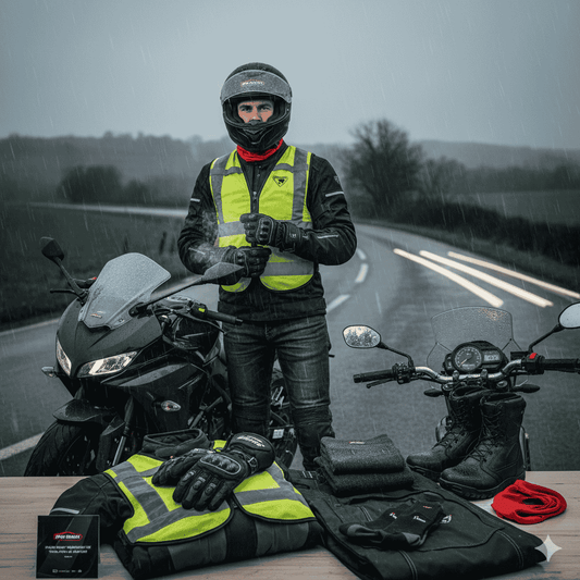 Guia de Equipamento de Inverno para Motociclistas Iniciantes com Orçamento Limitado