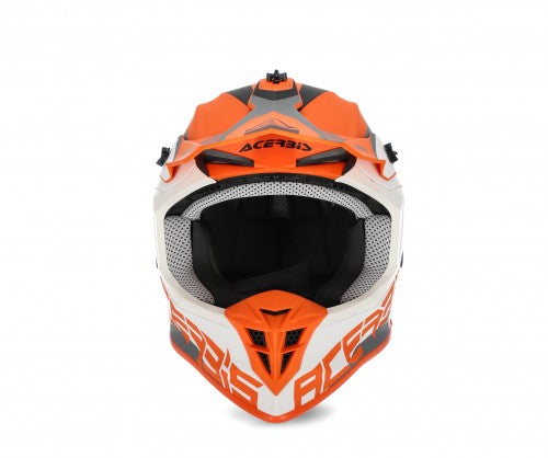 ACERBIS CASCO LINEAR 2206 NARANJA WHITE – 3 – Maximomoto PT