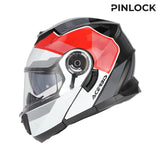 ACERBIS CASCO SEREL 2206 BLANCO ROJO