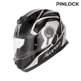 ACERBIS CASCO SEREL 2206 NEGRO PLATA