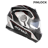 ACERBIS CASCO SEREL 2206 NEGRO PLATA