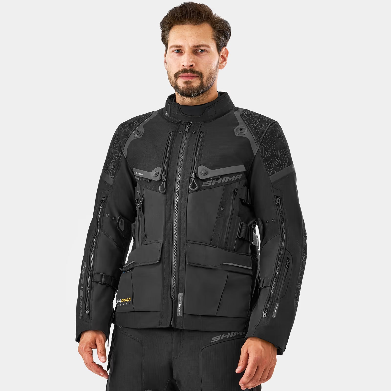 SHIMA TRACKER HOMBRE DE MOTO DE TURISMO CHAQUETA NEGRO – 16 – Maximomoto PT