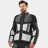 SHIMA TRACKER HOMBRE DE MOTO DE TURISMO CHAQUETA GRIS CLARO