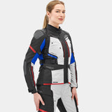 SHIMA DUNE SENHORA DE TURISMO DE MOTO CASACOS TEXTIL AZUL