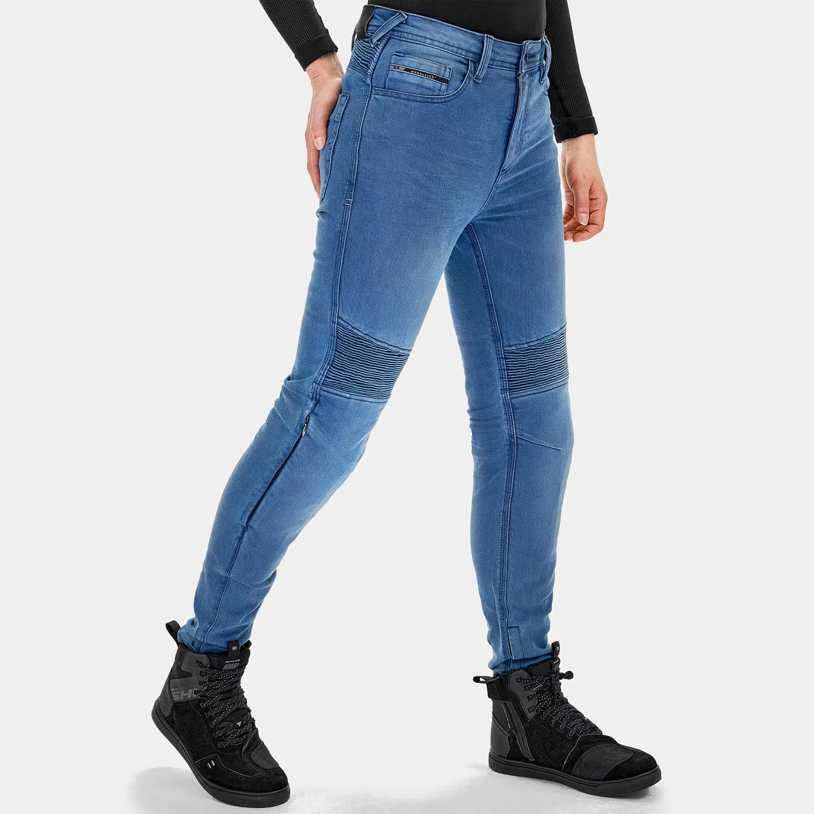 SHIMA ZENITH JEANS DE MOTO PARA SENHORA AZUL – 4 – Maximomoto PT