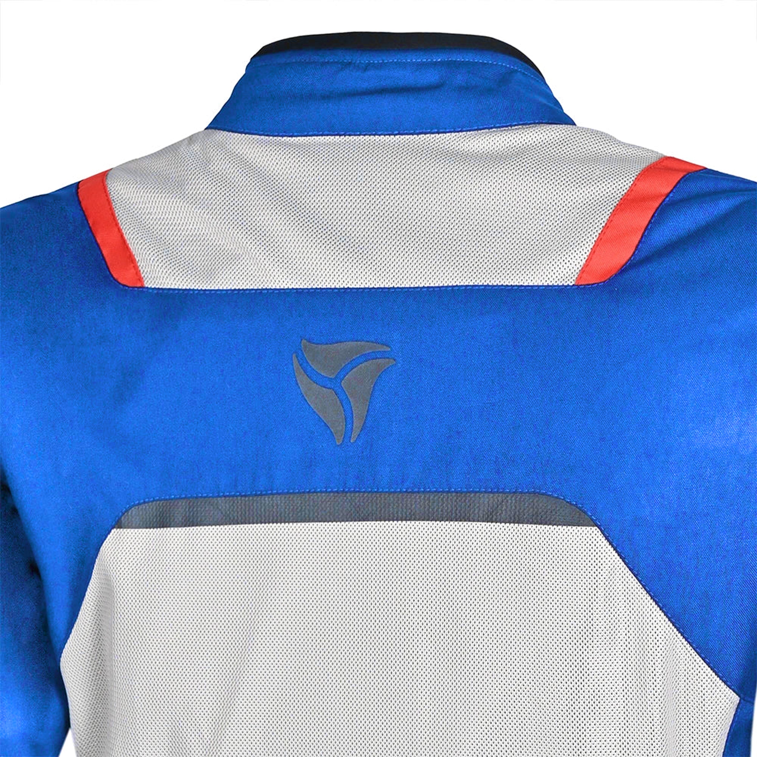 R-TECH SPIRAL MESH Moto Textil Casacos Azul Gelo Vermelho