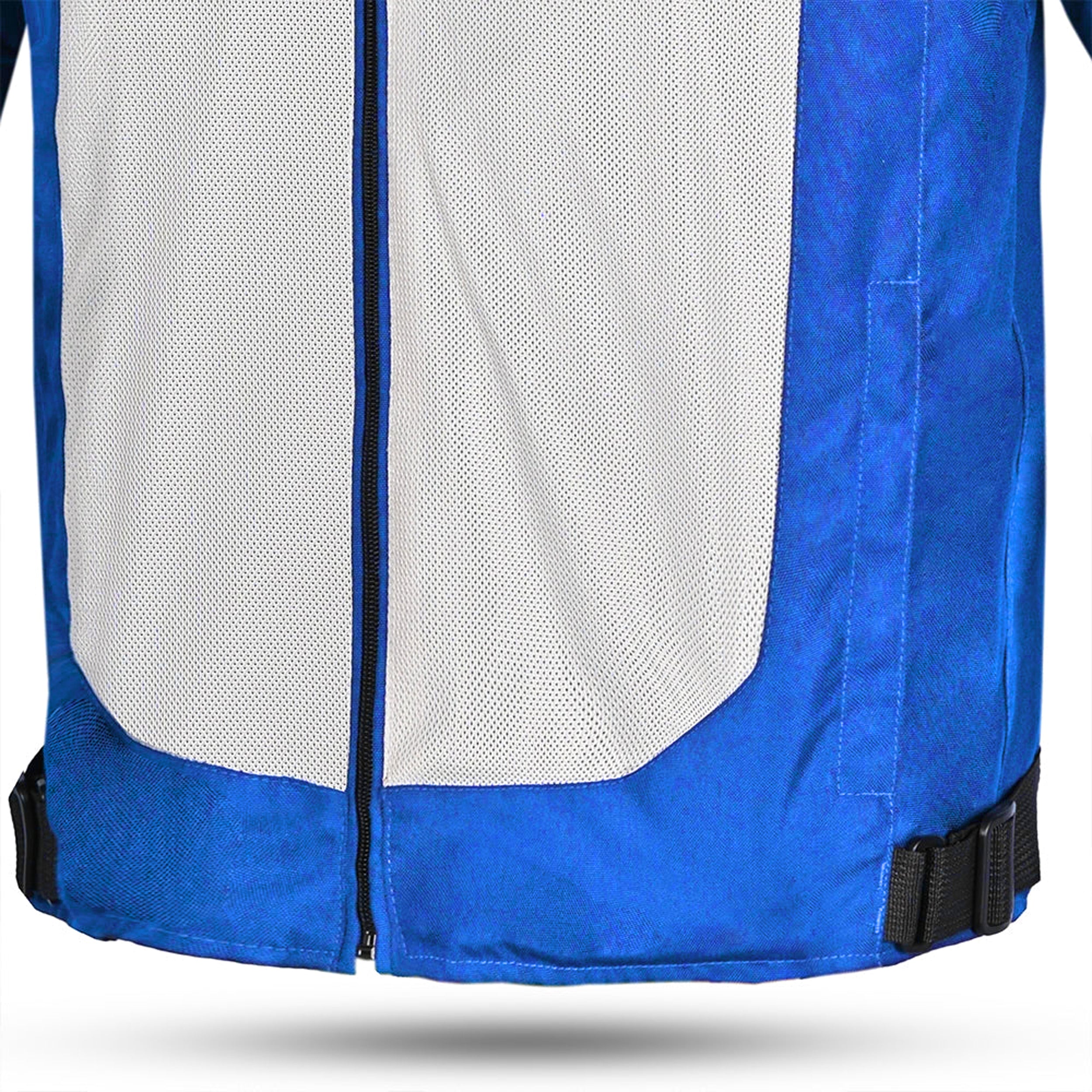 R-TECH SPIRAL MESH Moto Textil Casacos Azul Gelo Vermelho