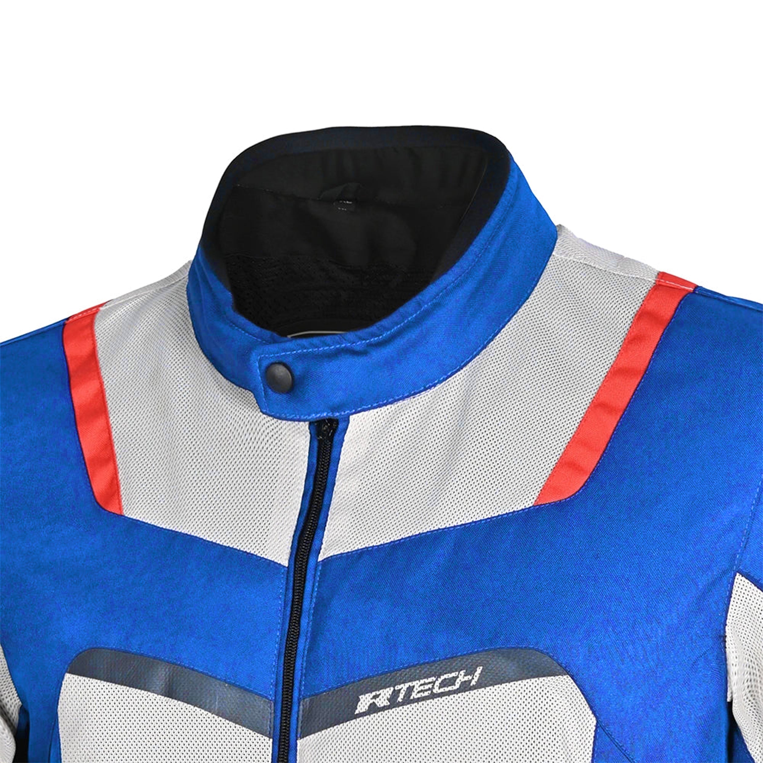 R-TECH SPIRAL MESH Moto Textil Casacos Azul Gelo Vermelho
