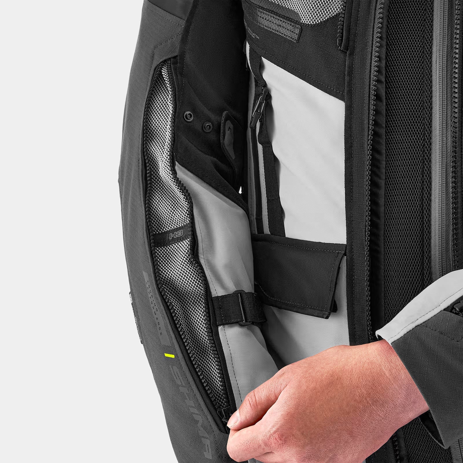 SHIMA TRACKER HOMBRE DE MOTO DE TURISMO CHAQUETA GRIS CLARO – 17 – Maximomoto PT
